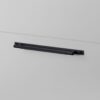 Uchwyt meblowy podłużny z podkładką Linear Plate 225 – Czarny