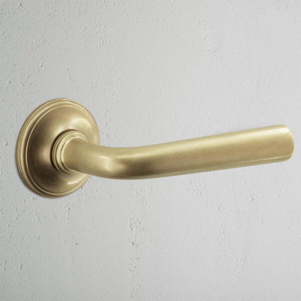 Apsley stała klamka do drzwi – Antyczny mosiądz