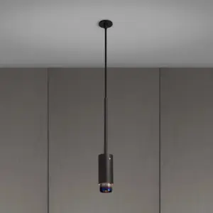 Lampa wisząca punktowa Exhaust Linear z em – Czarny