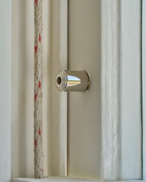 Belmont para blokad do okna typu Sash – Polerowany nikiel