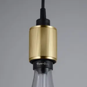 Lampa wisząca Heavy Metal Linear – Złoty