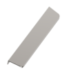 Uchwyt meblowy krawędziowy Comet 32 Aluminiowy Srebrny Matowy