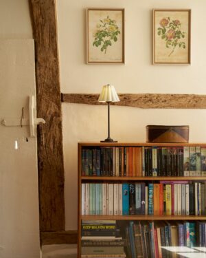 Cotswold lampa stołowa z delikatną porcelaną z możliwością ładowania – Brąz