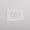 Grove 4-Module 4x Bipasso Socket – Paintable White