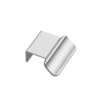 Uchwyt meblowy krawędziowy Volet 20 Aluminiowy Srebrny