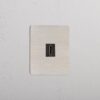 Kew Gniazdo HDMI w pojedynczej ramce – Satynowy nikiel, Czarny