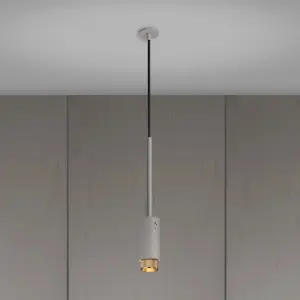 Lampa wisząca punktowa Exhaust Cross Szara z m – Szary