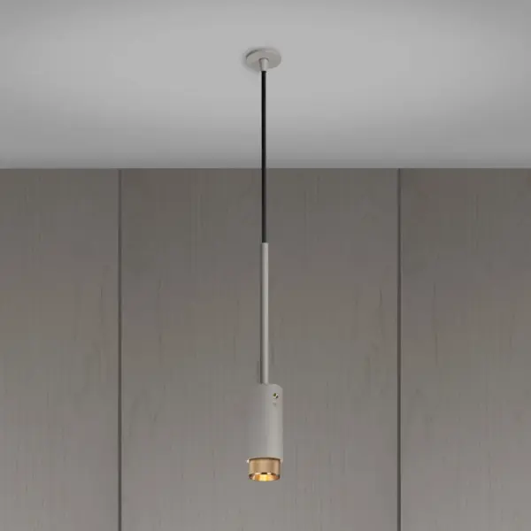 Lampa wisząca punktowa Exhaust Cross Szara z m – Szary
