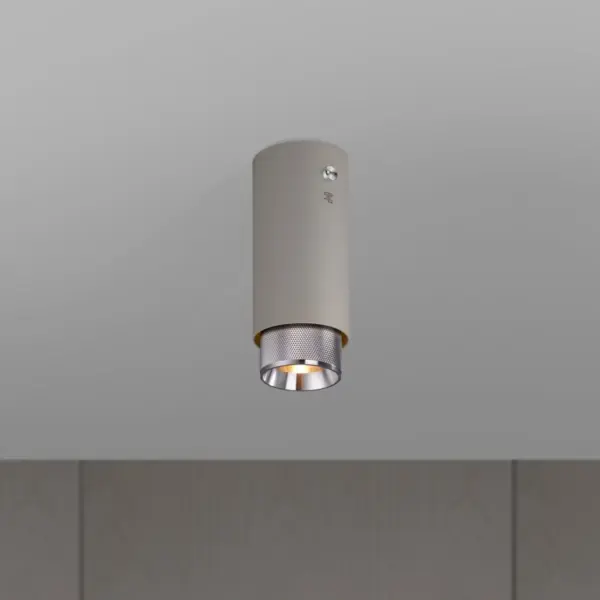 Lampa sufitowa punktowa Exhaust Cross Szara ze m – Szary