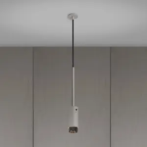 Lampa wisząca punktowa Exhaust Cross Szara z Palonym Brązem – Szary