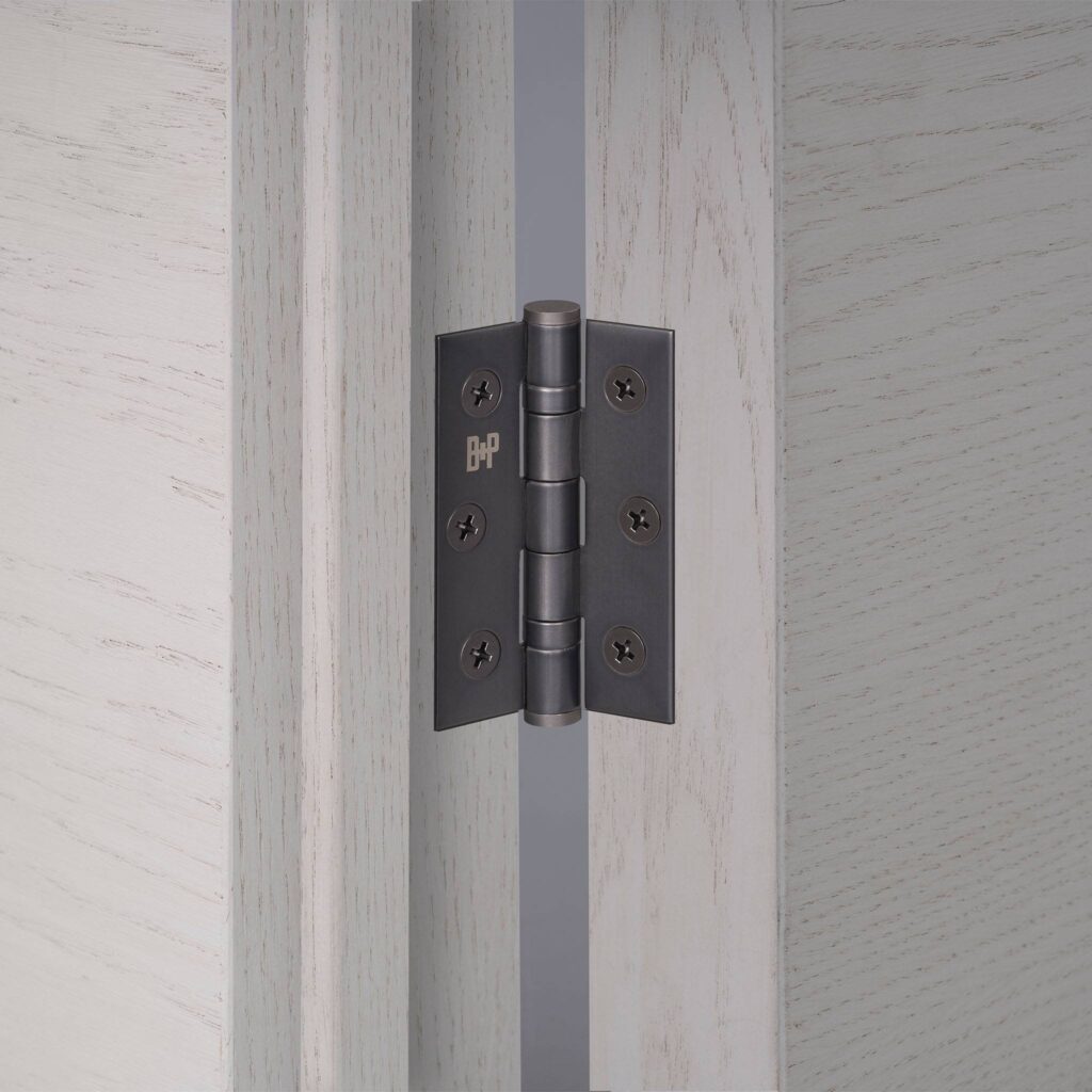 Zawiasy do drzwi Hinge 76 x 51 x 2 mm (zestaw 2 szt.) – Palony Brąz