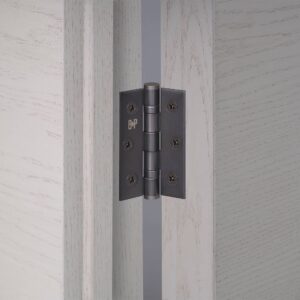 Zawiasy do drzwi Hinge 76 x 51 x 2 mm (zestaw 2 szt.) – Palony Brąz