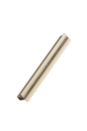 Uchwyt meblowy podłużny Papillon 160 Aluminiowy Złoty Matowy z Drewnem Dębowym