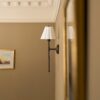 Cotswold kinkiet ścienny z delikatną porcelaną – Brąz