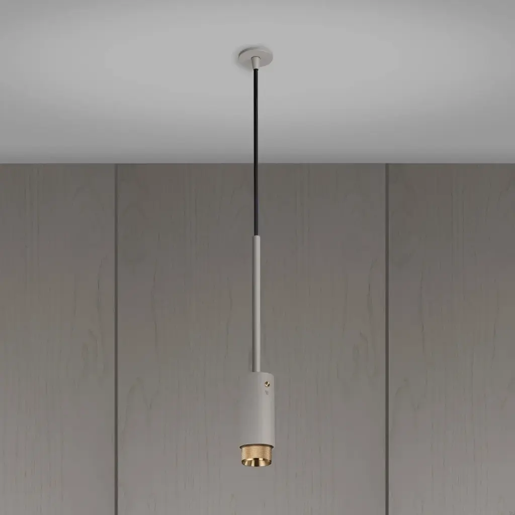 Lampa wisząca punktowa Exhaust Cross Szara z m – Szary
