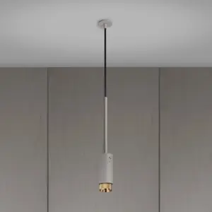 Lampa wisząca punktowa Exhaust Cross Szara z m – Szary