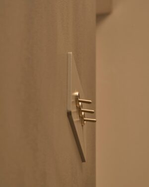 Grove 3-Module 3x Toggle Switch – Paintable Antique Brass