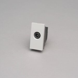 Moduł Male Screened Co-Axial 25 mm – Biały