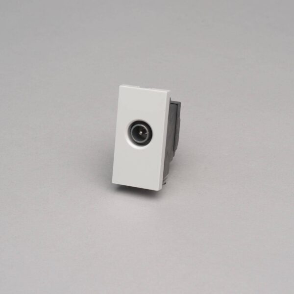 Moduł Male Screened Co-Axial 25 mm – Biały