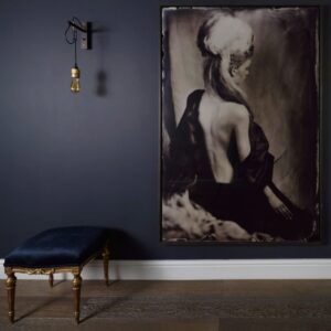 Lampa ścienna Hooked Nude z Palonym Brązem