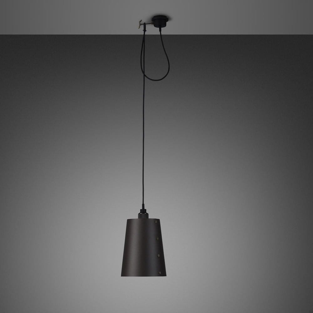 Lampa sufitowa 1.0 Hooked L 2 m z Palonym Brązem