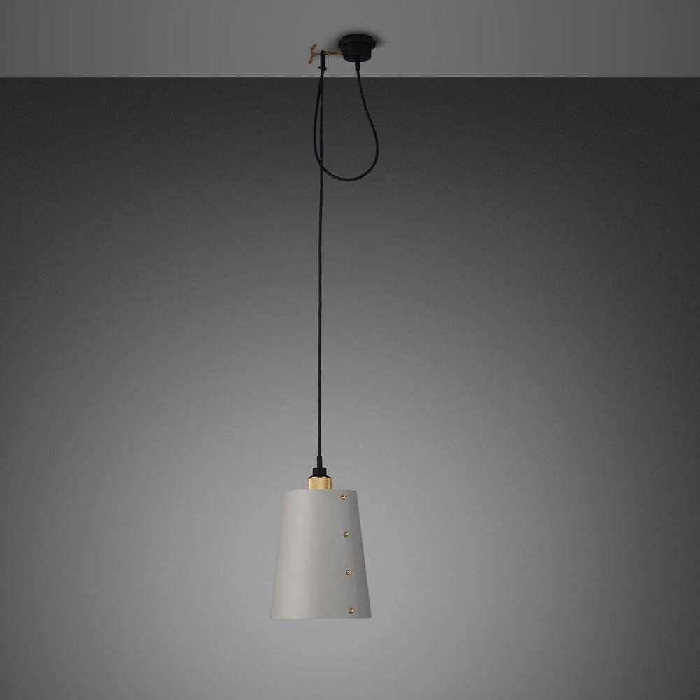 Lampa sufitowa 1.0 Hooked L 2,6 m Szara z em – Szary