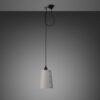 Lampa sufitowa 1.0 Hooked L 2 m Szara z Palonym Brązem – Szary