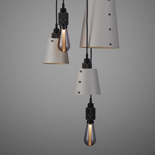 Żyrandol z kloszami 6.0 Hooked 2 m z Palonym Brązem – Szary