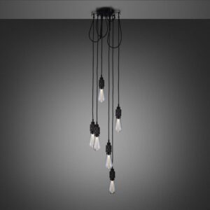 Żyrandol bez kloszy 6.0 Hooked 2,6 m