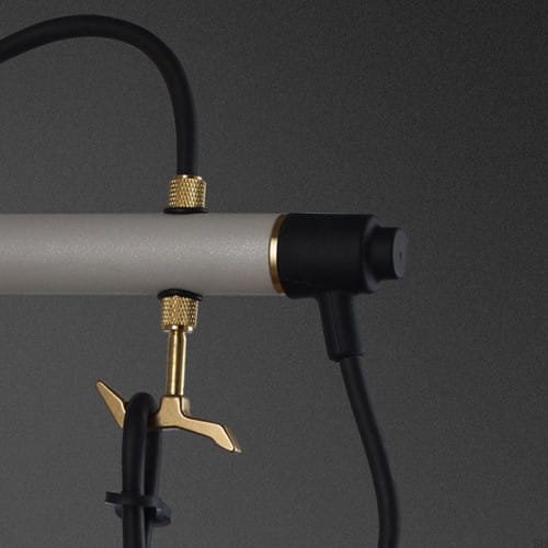 Lampa ścienna Hooked Cross L Szara z em – Szary