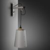 Lampa ścienna Hooked Cross L Szara z em – Szary