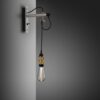 Lampa ścienna Hooked Nude Szara z em – Szary