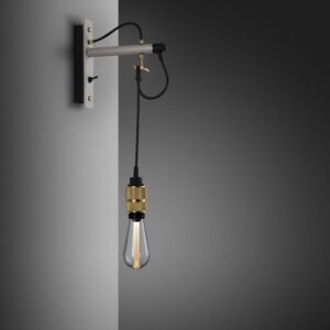 Lampa ścienna Hooked Nude Szara z em – Szary