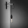 Lampa ścienna Hooked Nude Szara z Palonym Brązem – Szary