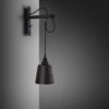 Lampa ścienna Hooked Cross S z Palonym Brązem