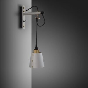 Lampa ścienna Hooked Cross S Szara z em – Szary