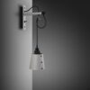 Lampa ścienna Hooked Cross S Szara z Palonym Brązem – Szary
