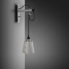 Lampa ścienna Hooked Cross S Szara ze m – Szary