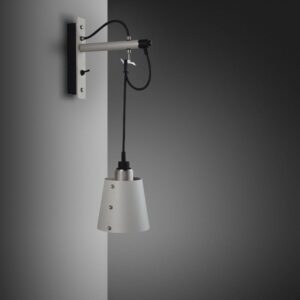 Lampa ścienna Hooked Cross S Szara ze m – Szary