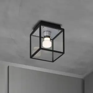 Lampa sufitowa Caged Wet S – Srebrny