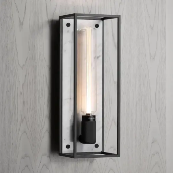 Lampa ścienna Caged Cross L – Biały