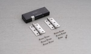 Zawiasy do drzwi Hinge 76 x 51 x 2 mm (zestaw 2 szt.) – Palony Brąz