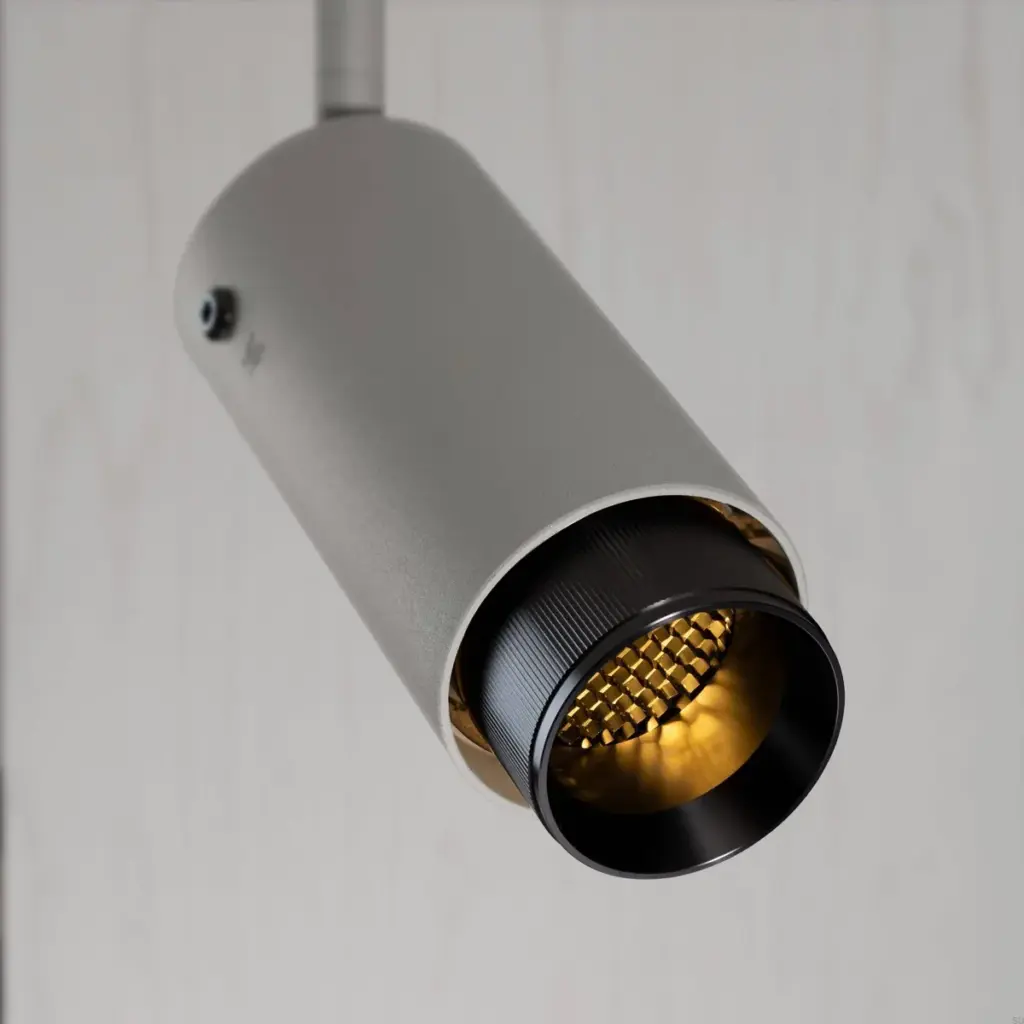 Lampa szynowa punktowa Exhaust Linear Szara z em – Szary