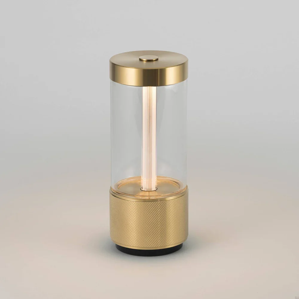 Lampa przenośna Takeout – Złoty