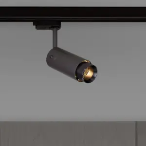 Lampa szynowa punktowa Exhaust Linear z em – Czarny