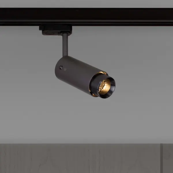 Lampa szynowa punktowa Exhaust Linear z em – Czarny
