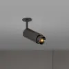 Lampa regulowana punktowa Exhaust Linear z em – Czarny