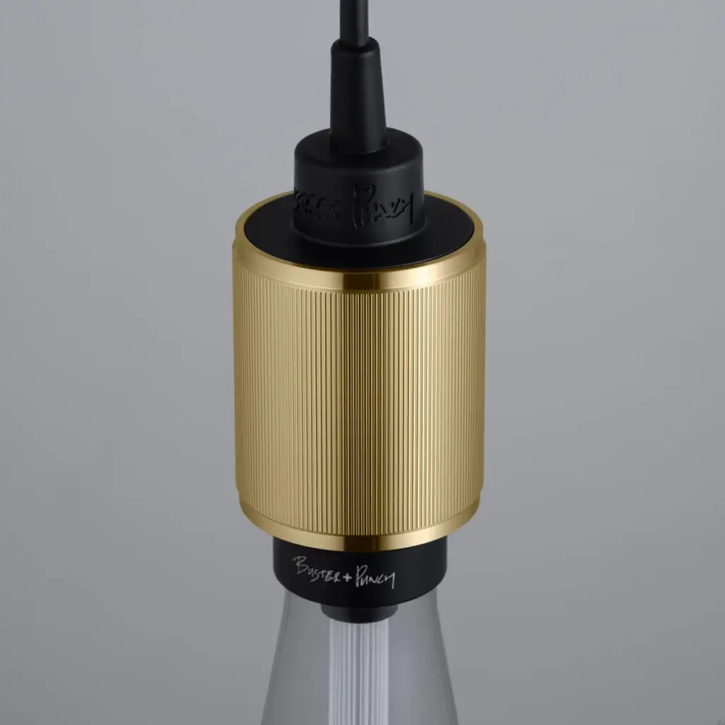 Lampa wisząca Heavy Metal Linear – Złoty