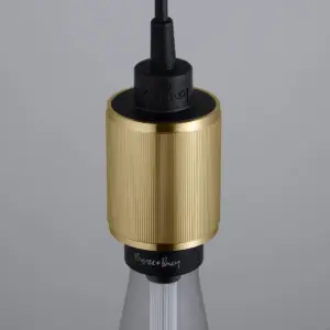 Lampa wisząca Heavy Metal Linear – Złoty