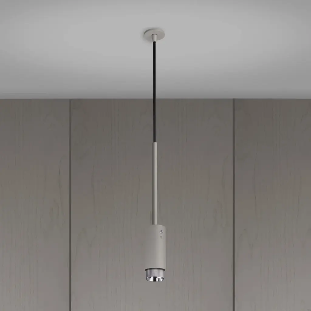 Lampa wisząca punktowa Exhaust Cross Szara ze m – Szary